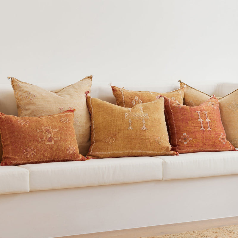 How do I take care of Cactus Silk cushions?