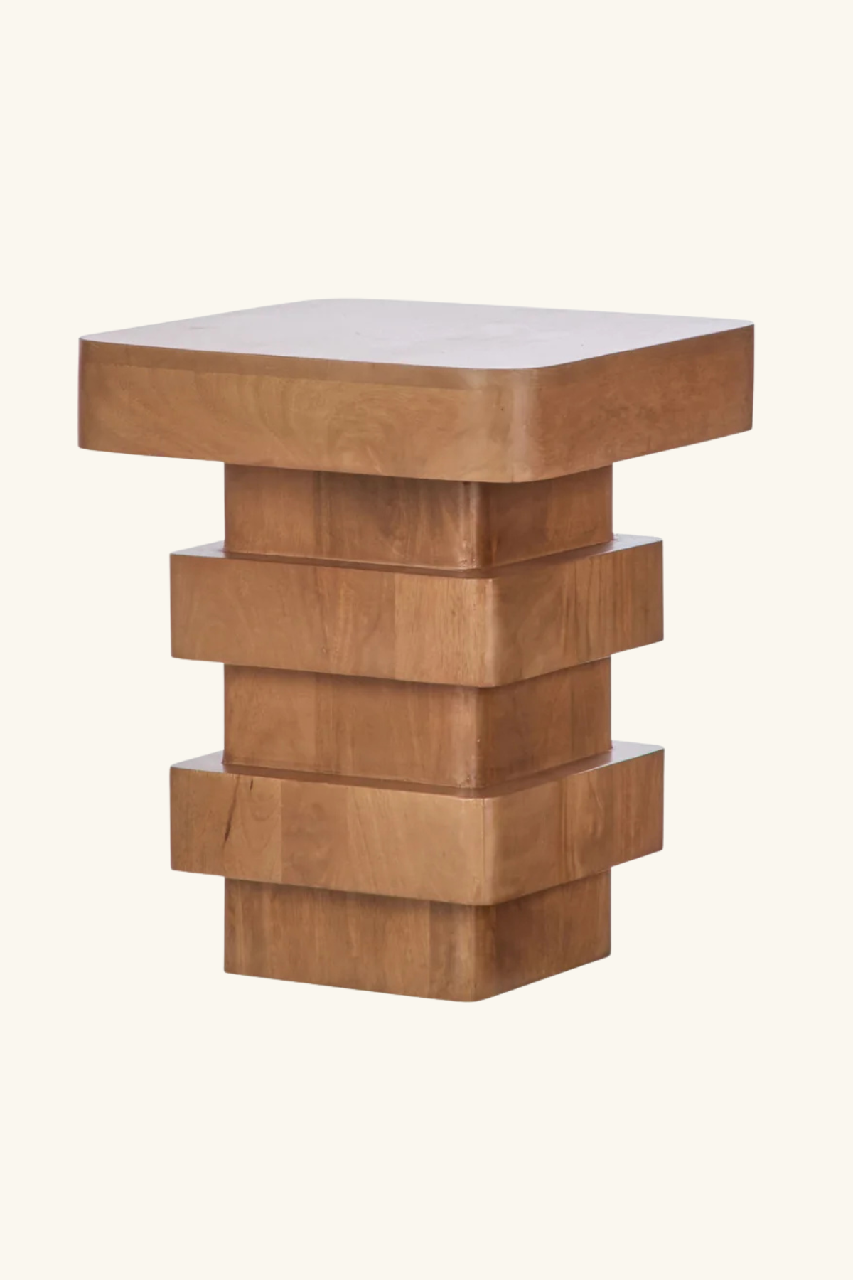 Atelier Coffee Side Table - Light Walnut