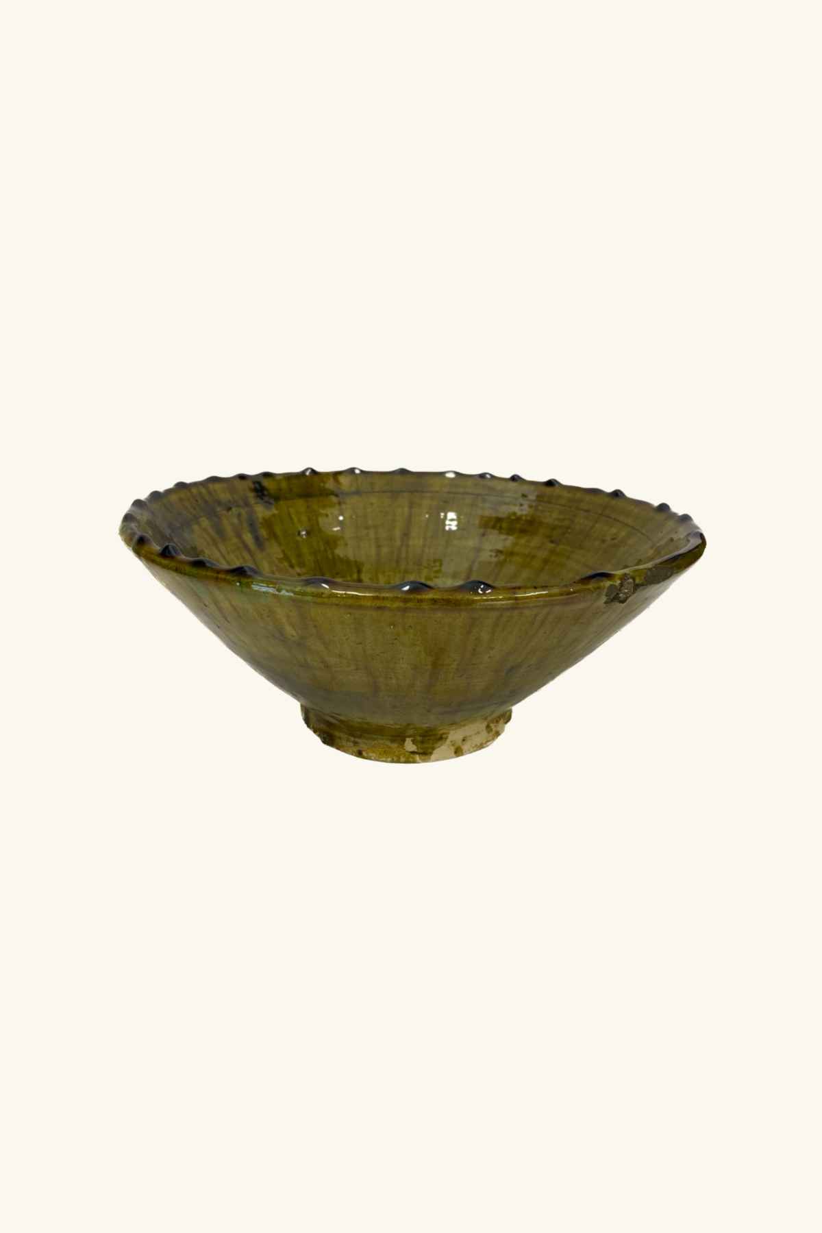 Tamegroute Bowl -  Mustard Glaze