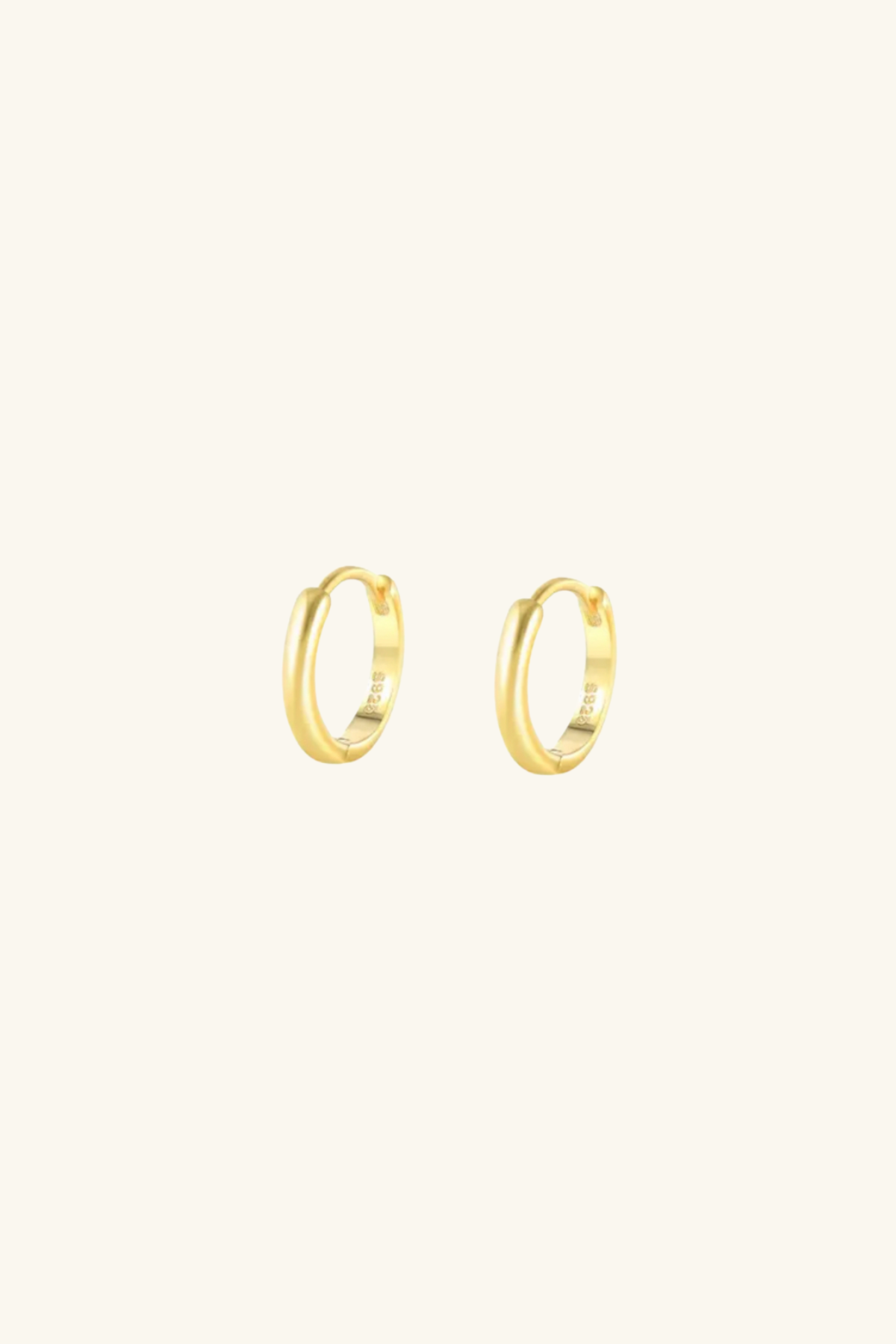 Euphoria Large - 18k Gold Plated Huggie Earrings