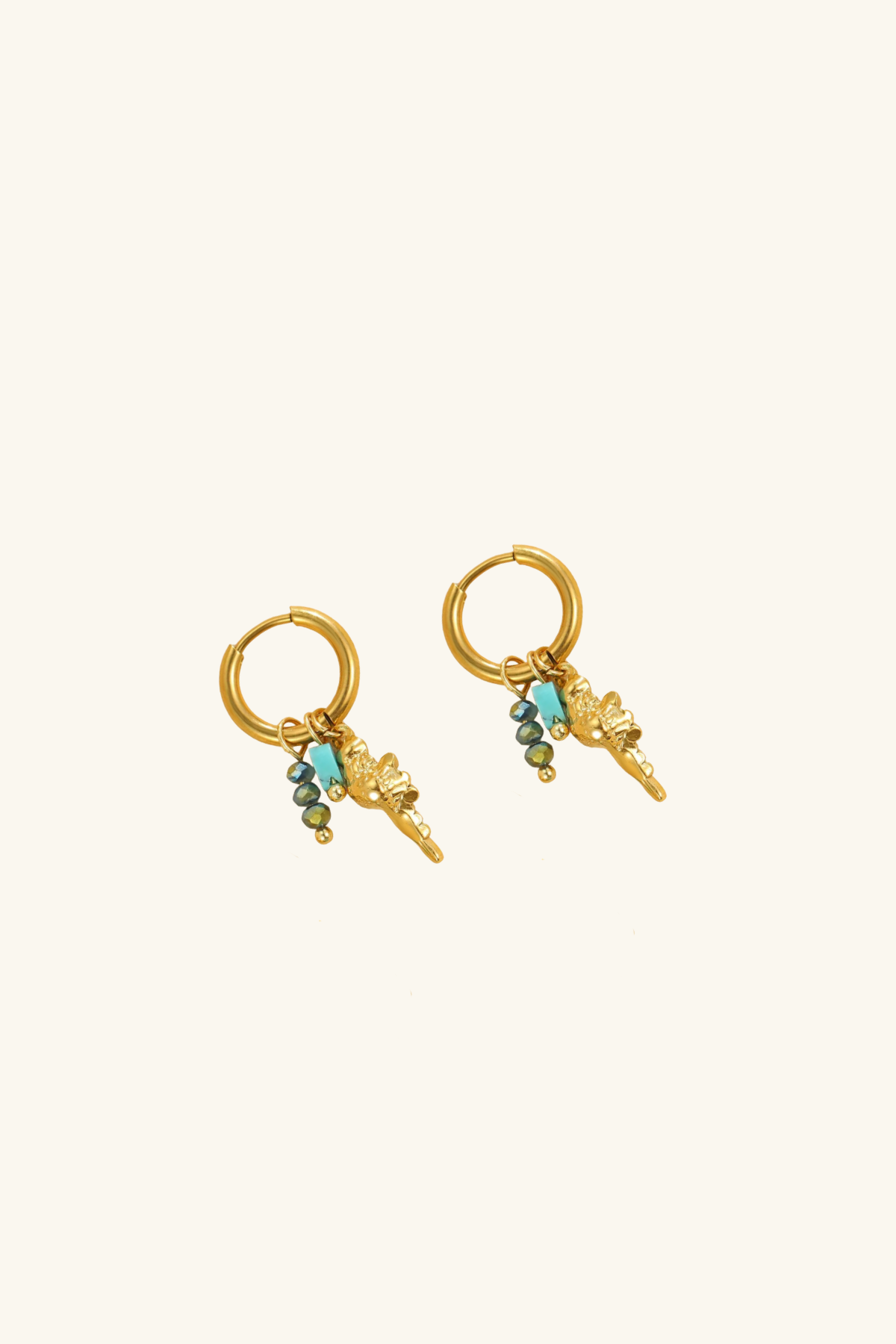 Aquae Petite 18k Gold Plated Earrings