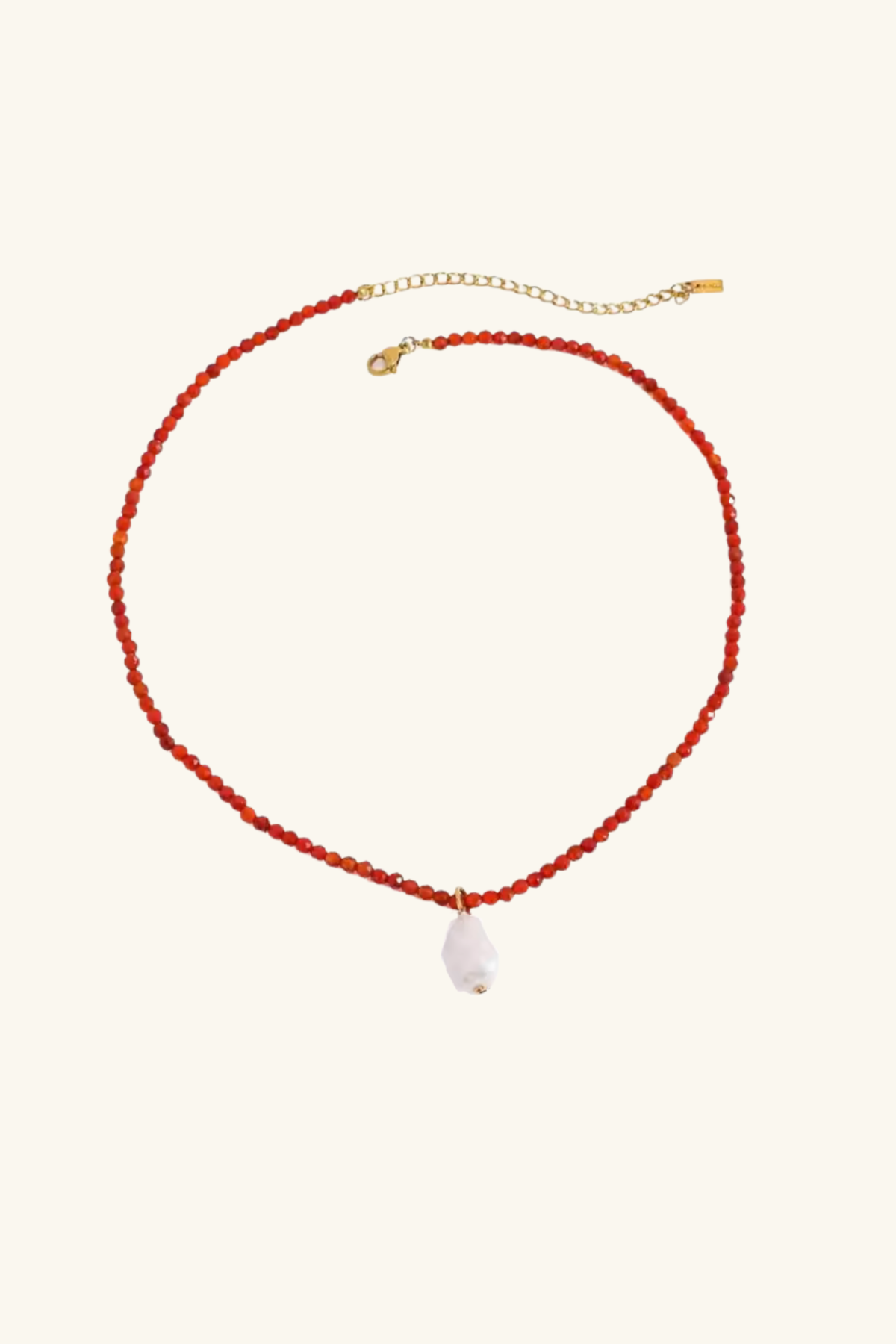 Isola Bead & 18k Gold Plated Necklace Necklace