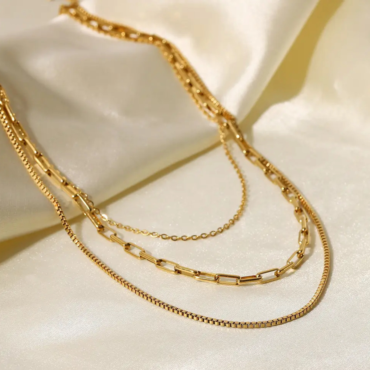 Splice 18k Gold Plated Necklace