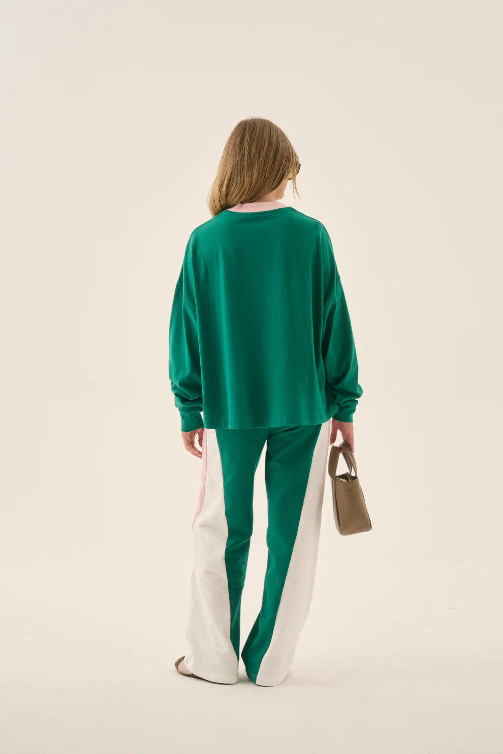 Vacant Long Sleeve Tee Sea Green