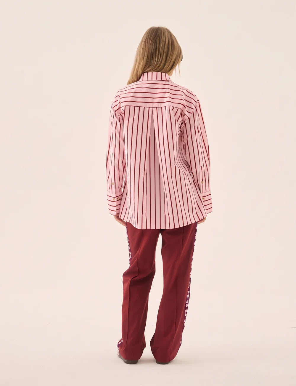 Pomodoro Twill Pant Burgundy