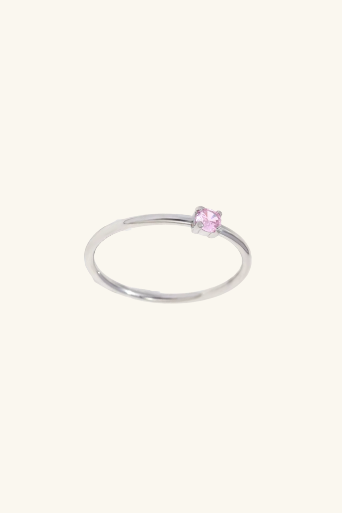 Meadow S925 Stirling Silver Plated Ring Blush