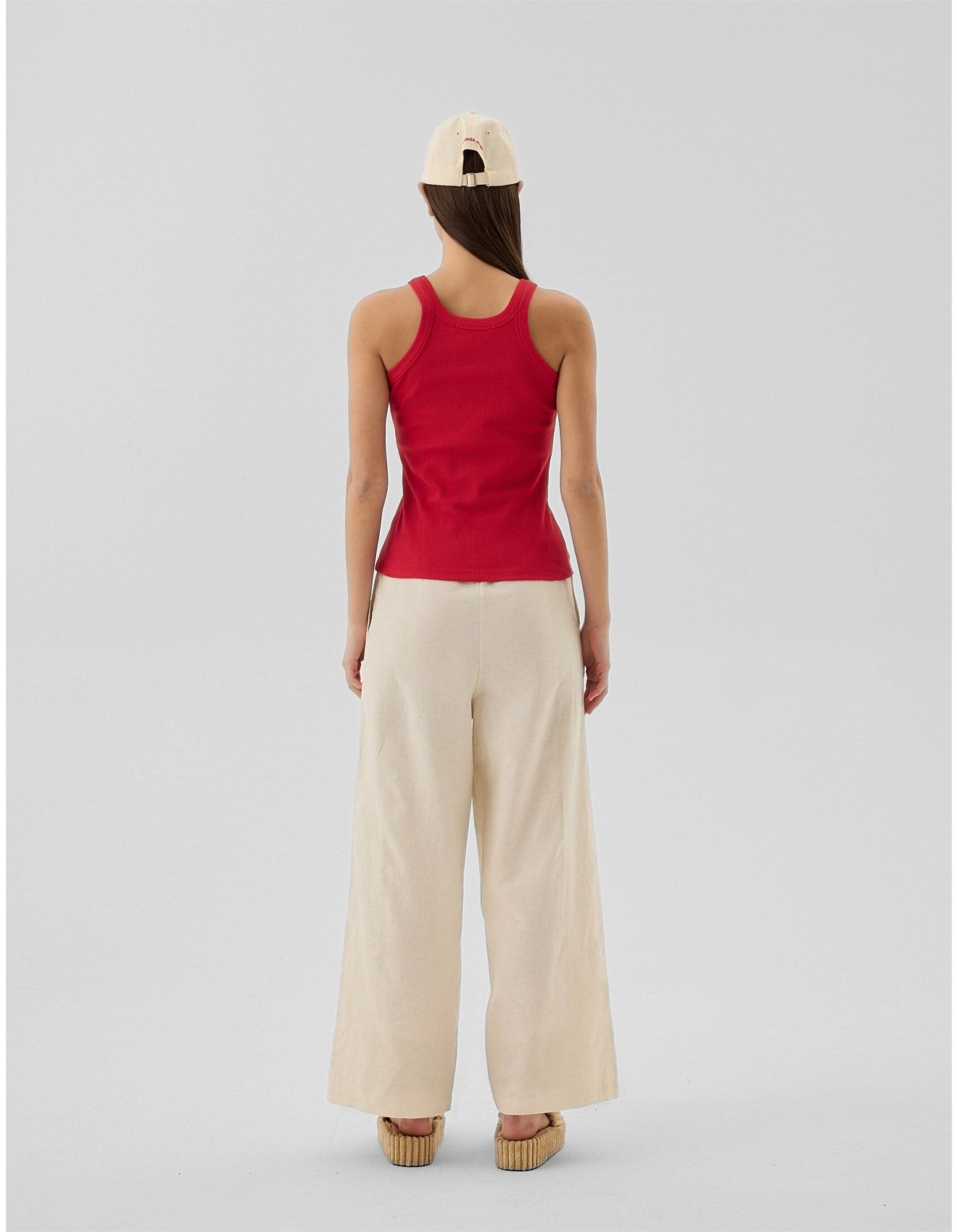 Chilli Knit Tank Poppy Red