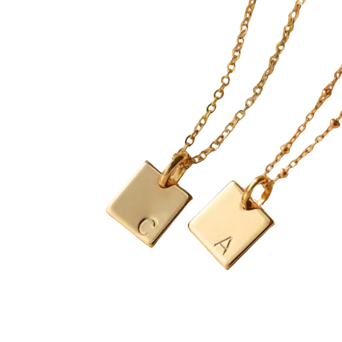 Initial 18k Gold Plated Necklace