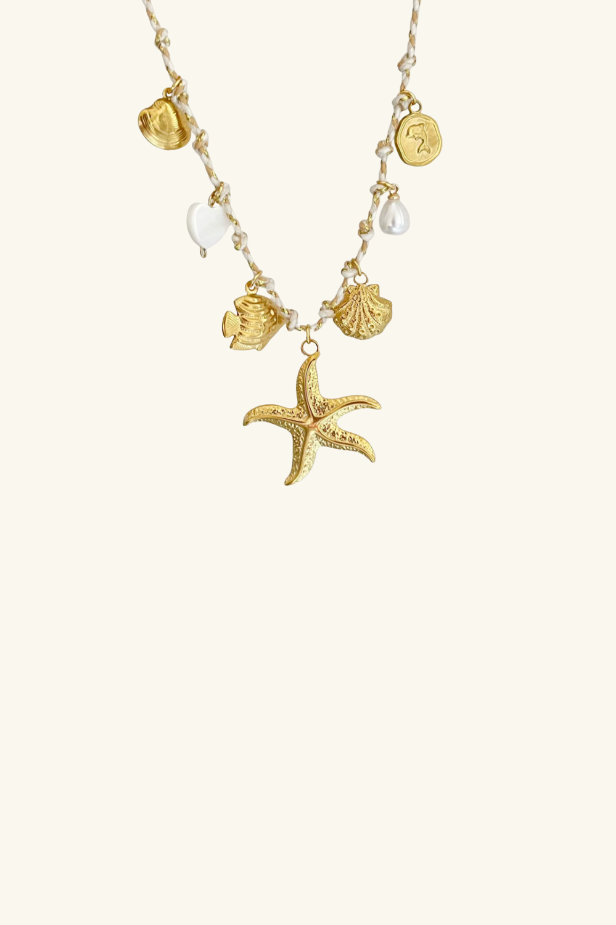Golden Charm Necklace Gold