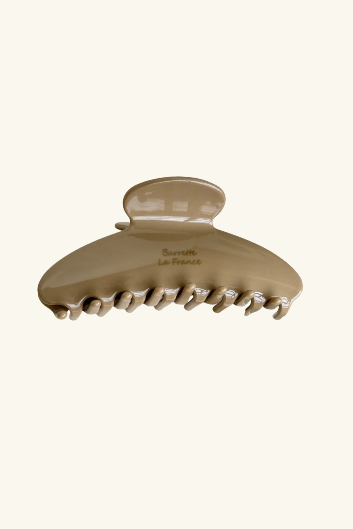 Gloss Acetate Claw Hair Clip Latte