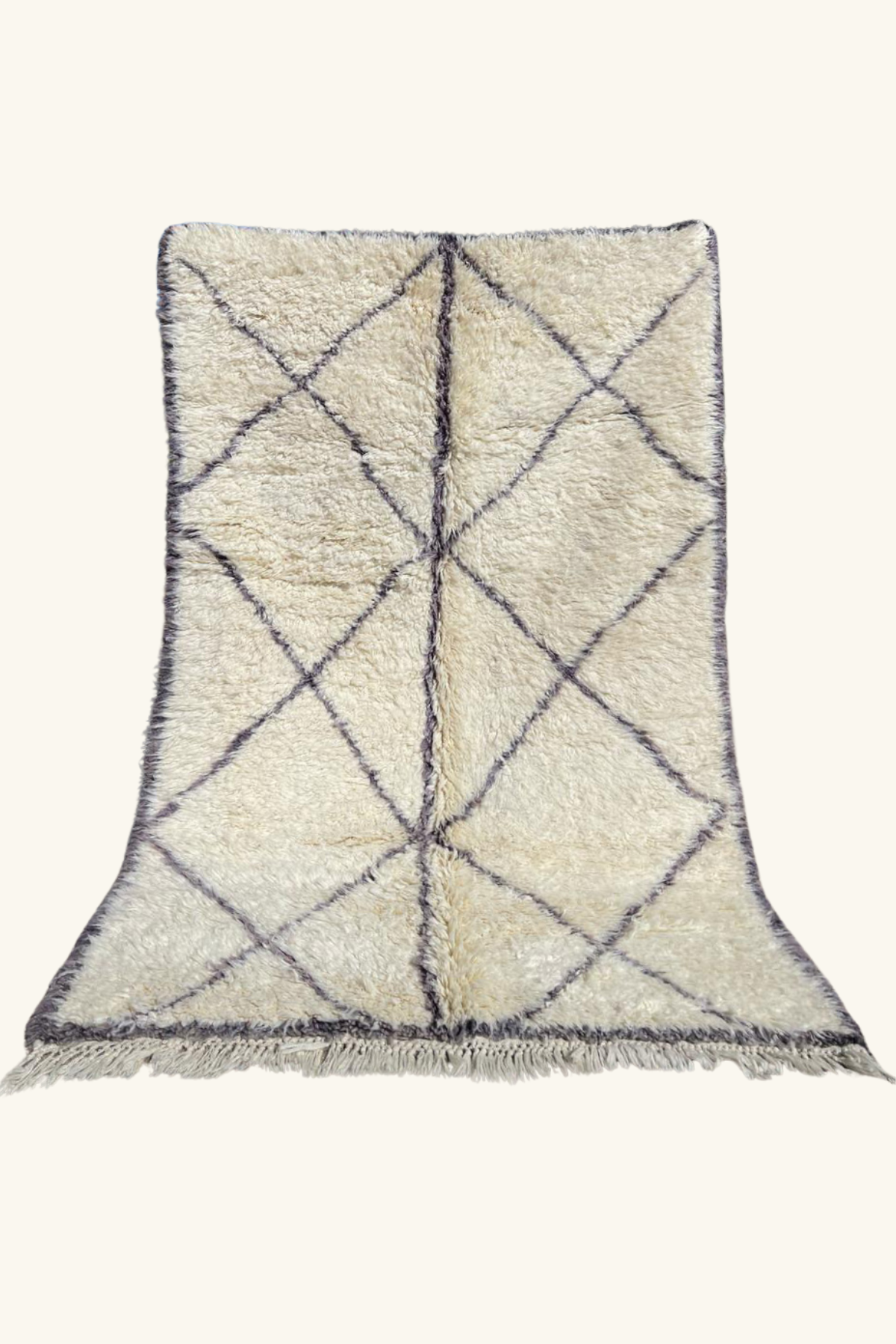 Vintage Beni Ourain Rug - 242 x 154cm