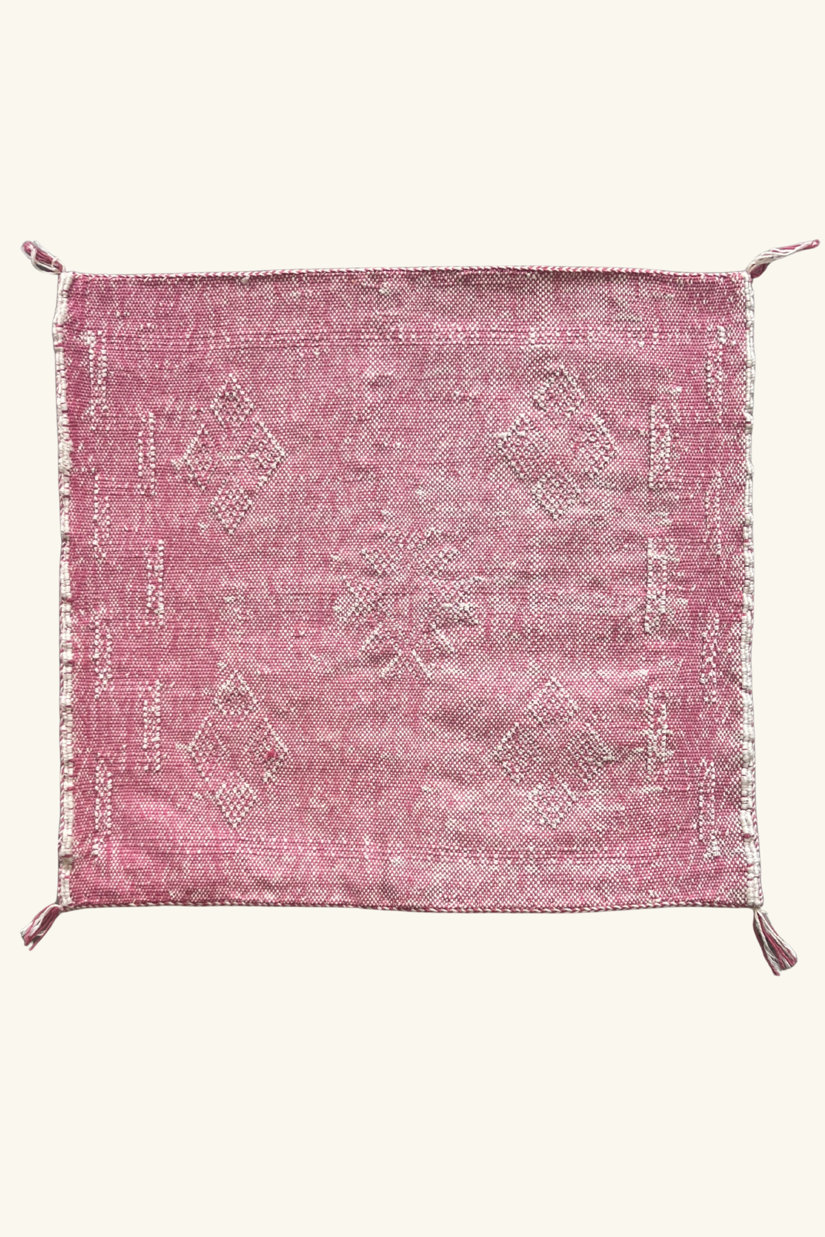 Cactus Silk Cushion approx 45 x50 - Pink Stonewash