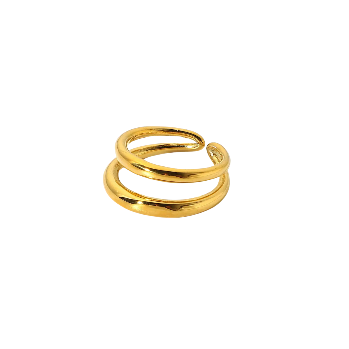 Rosa 18k Gold Plated Ring