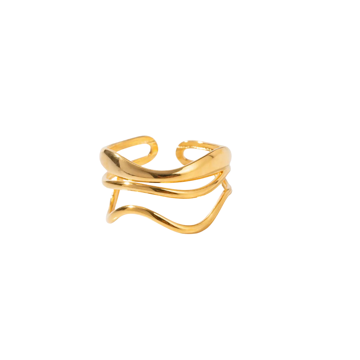 Layer 18k Gold Plated Ring