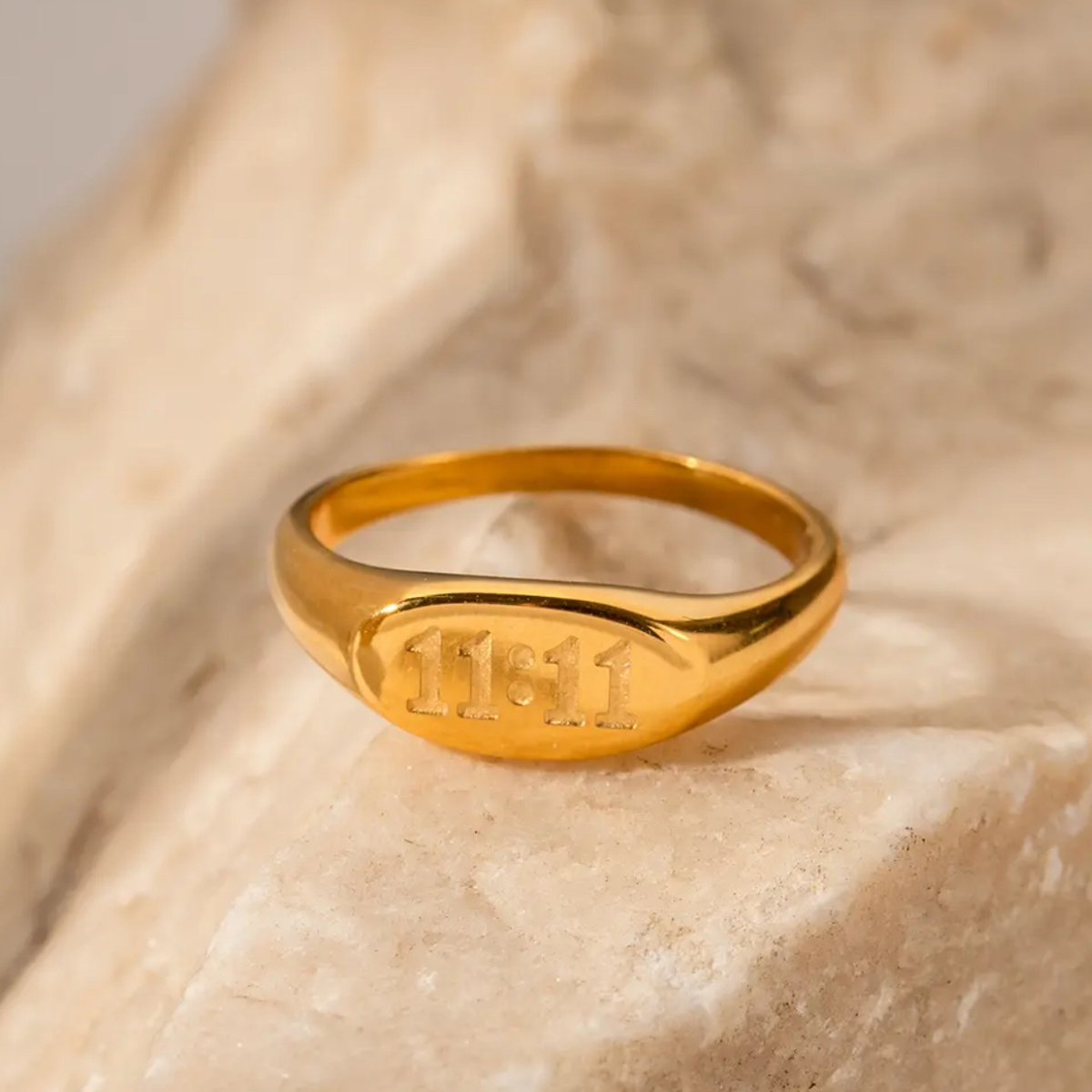 Manifest 18k Gold Plated Ring