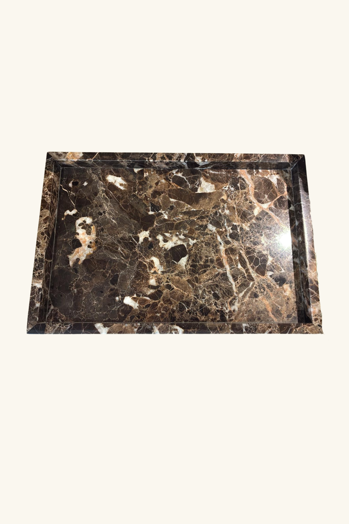 Marble Tray - Emperor Dark Brown
