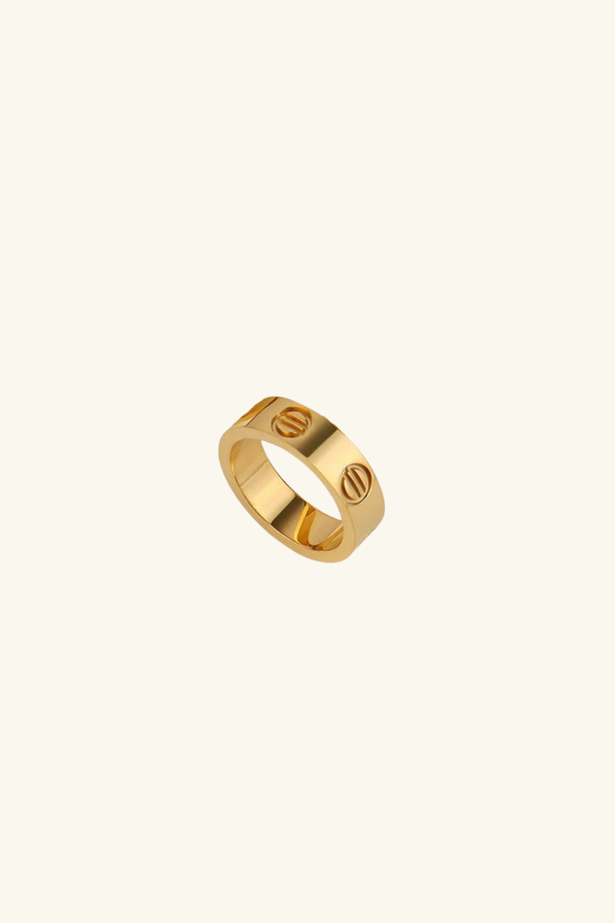 Ari 18k Gold Plated Ring Small