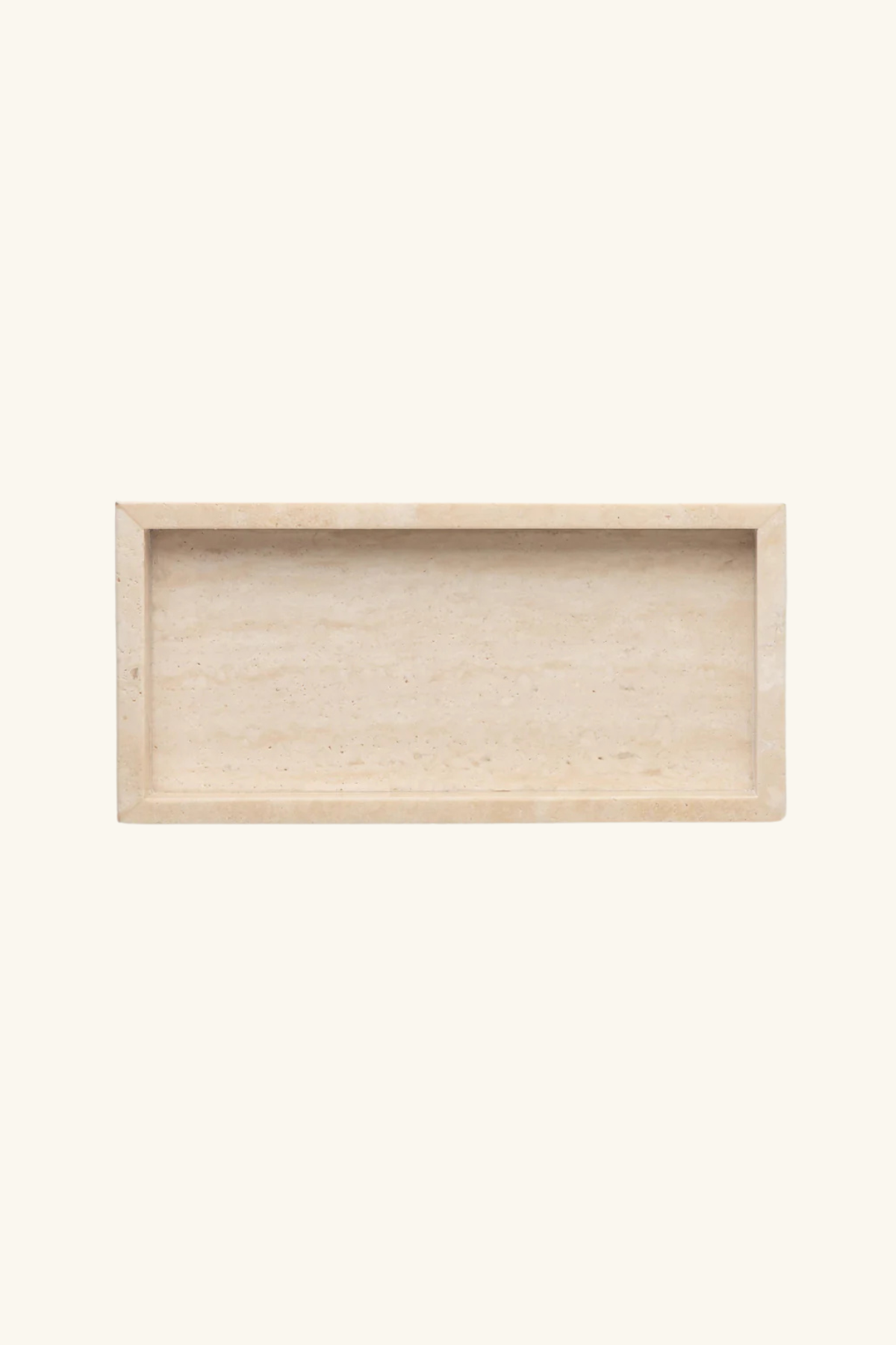 Travertine Tray Small - Beige Travertine