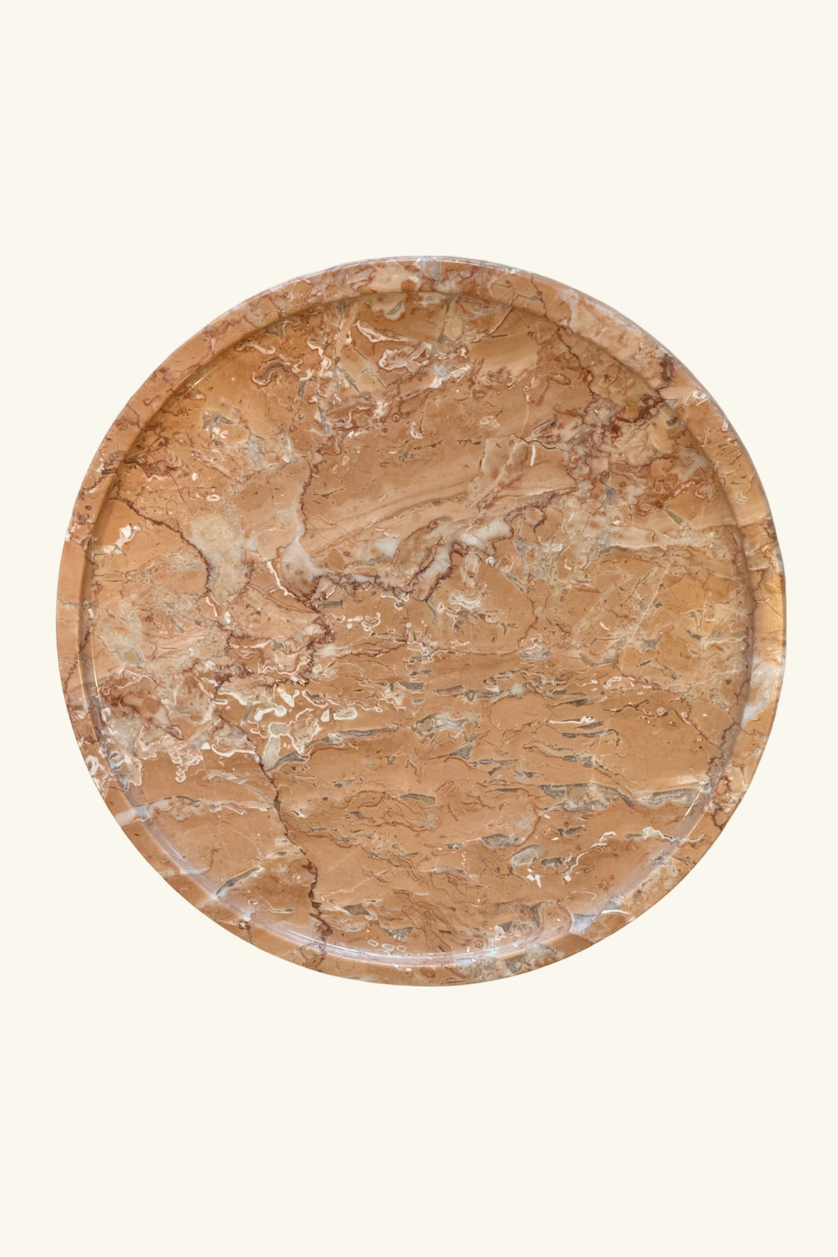 Marble Serving Tray - Alicante Peach Marble