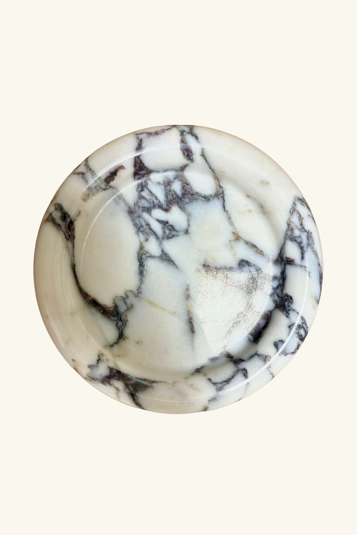 Marble Display Plate, Large - Calacatta Viola