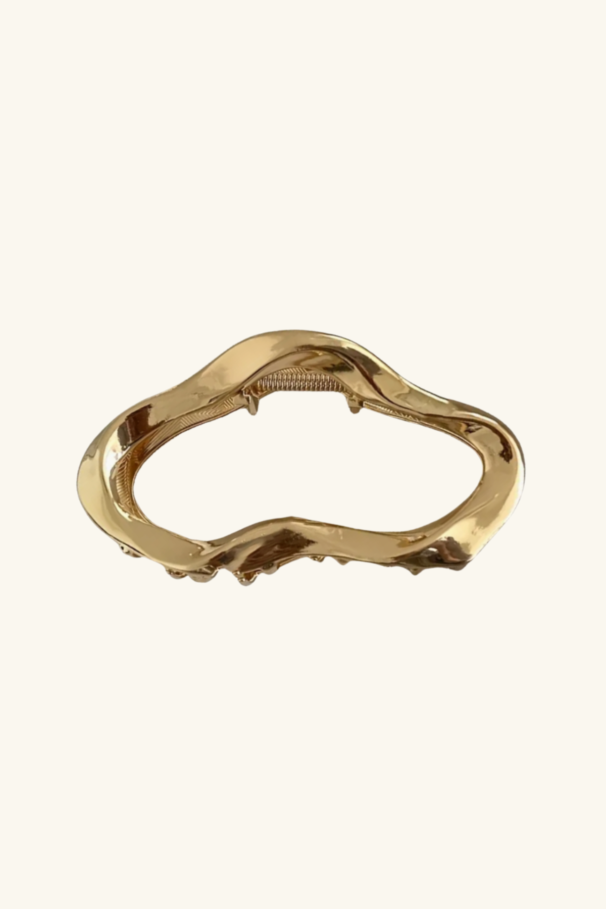 Gold Irregular Claw Clip