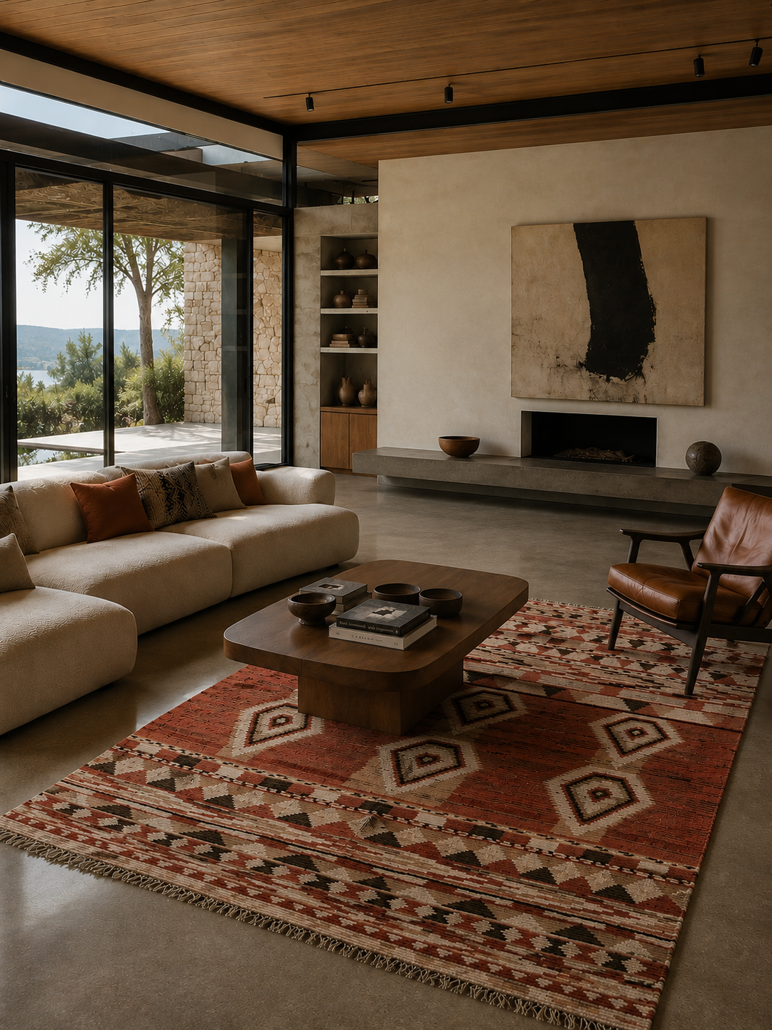 Vintage Middle Atlas Rug  - 228 x186cm