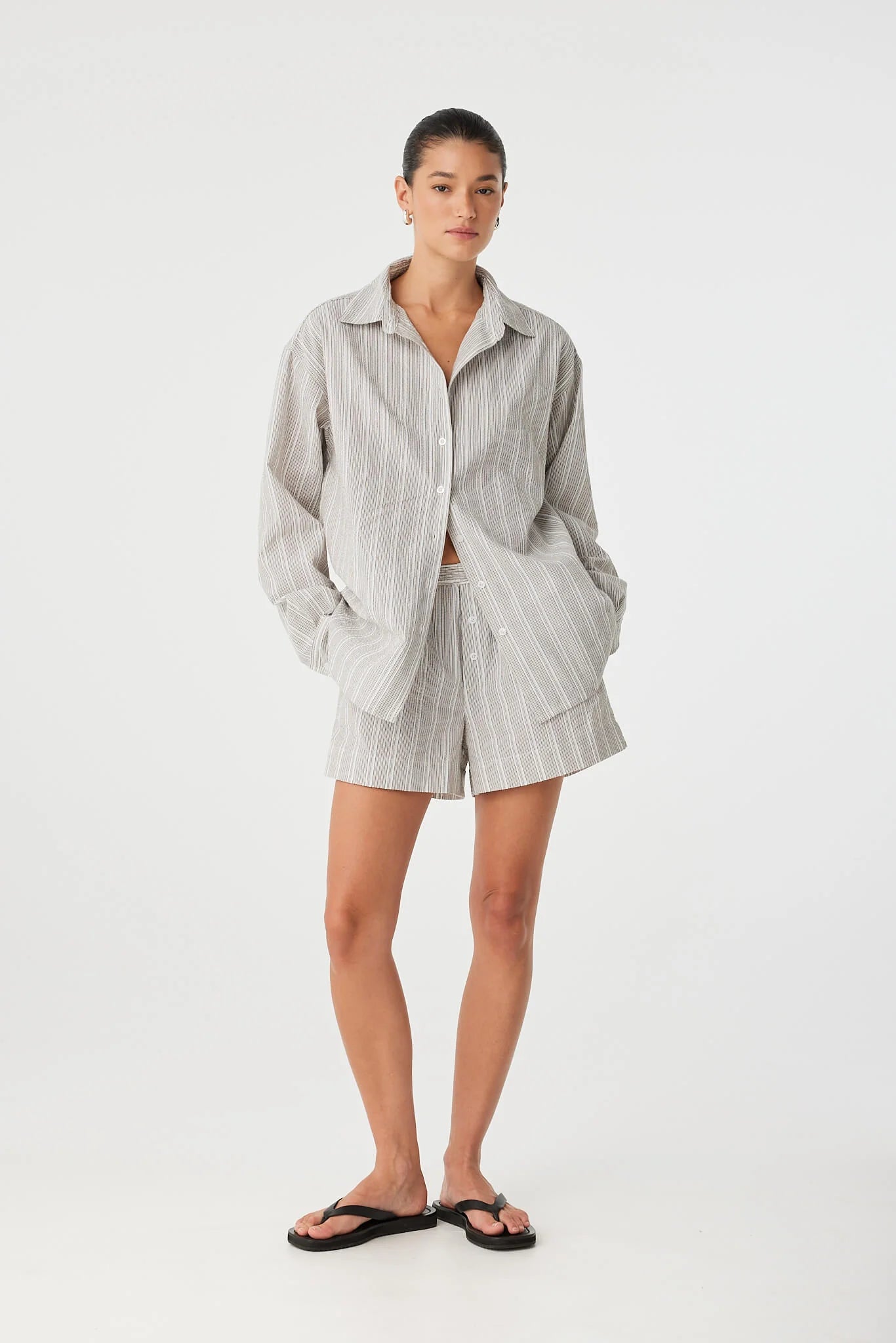 Ines Shirt Clay Stipe