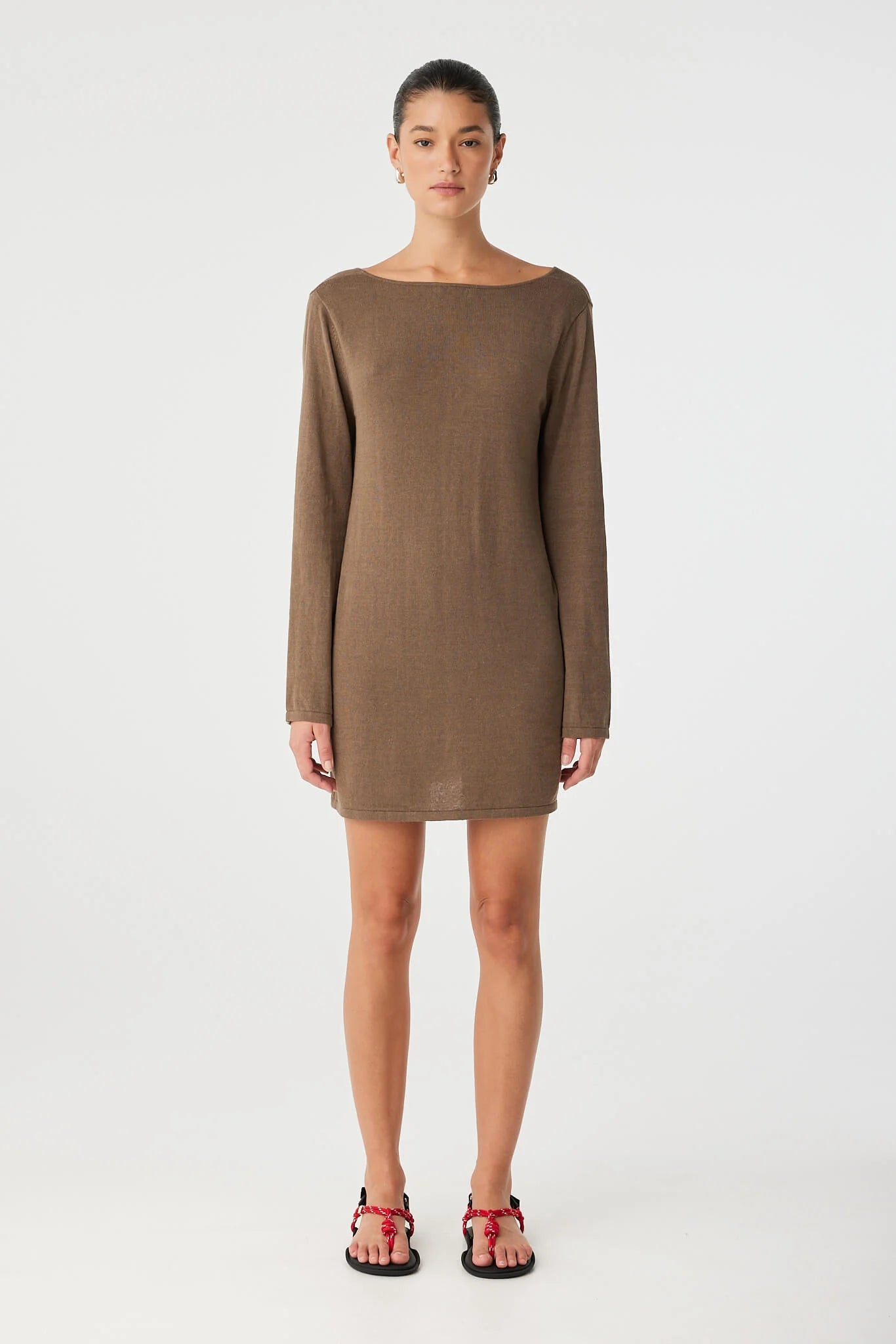 Paloma Reversible Dress Cocoa