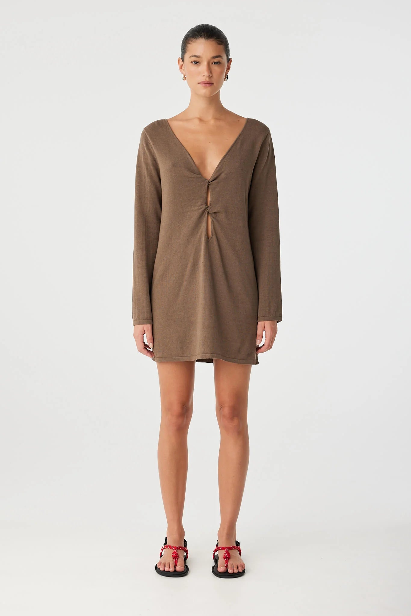 Paloma Reversible Dress Cocoa