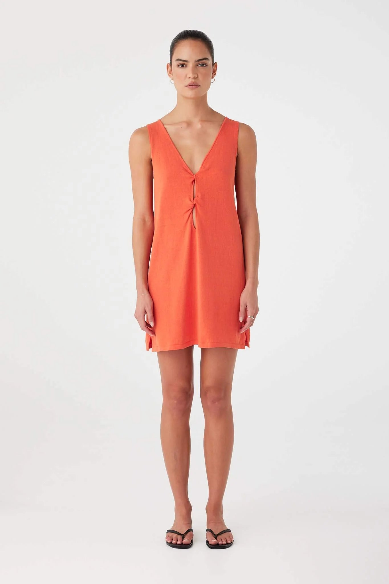 Paloma Mini Dress Tangerine