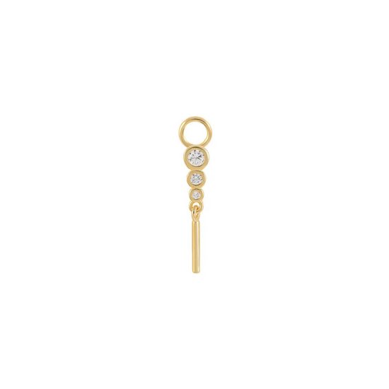 Aria  18k Gold Plated Earring Charm