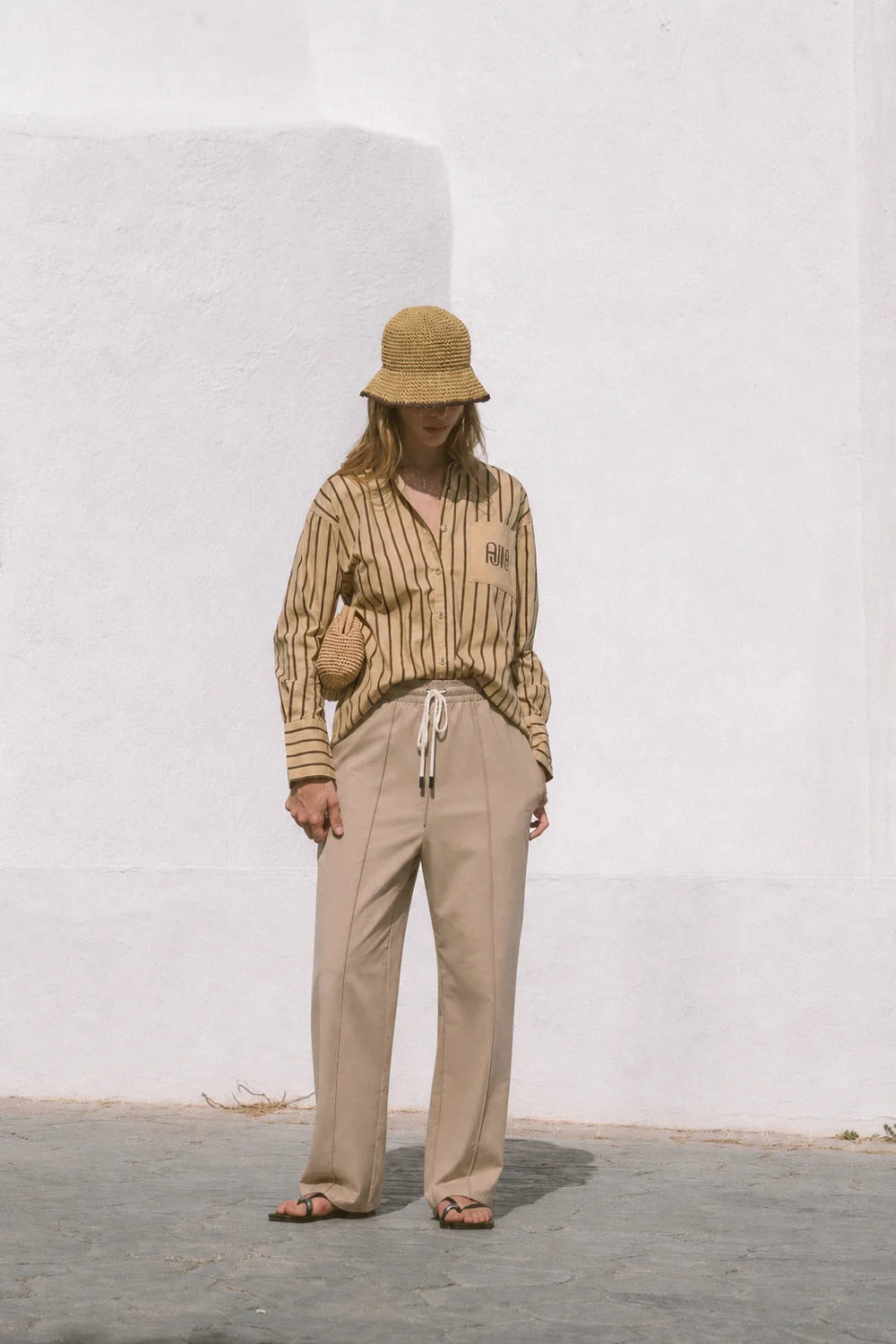Ajja Twill Pant - Beige