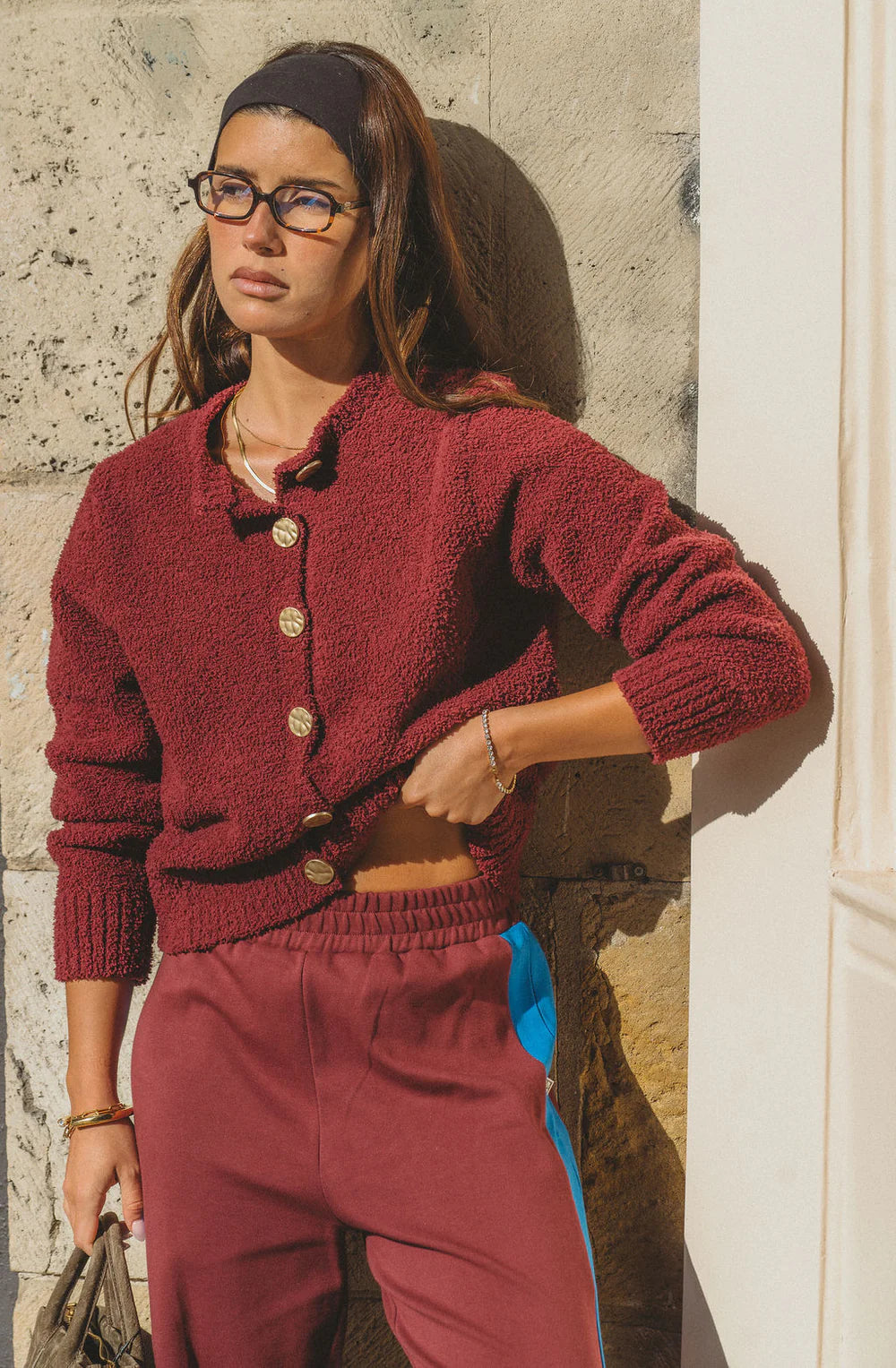 Sherpa Cardigan Chocolate Truffle