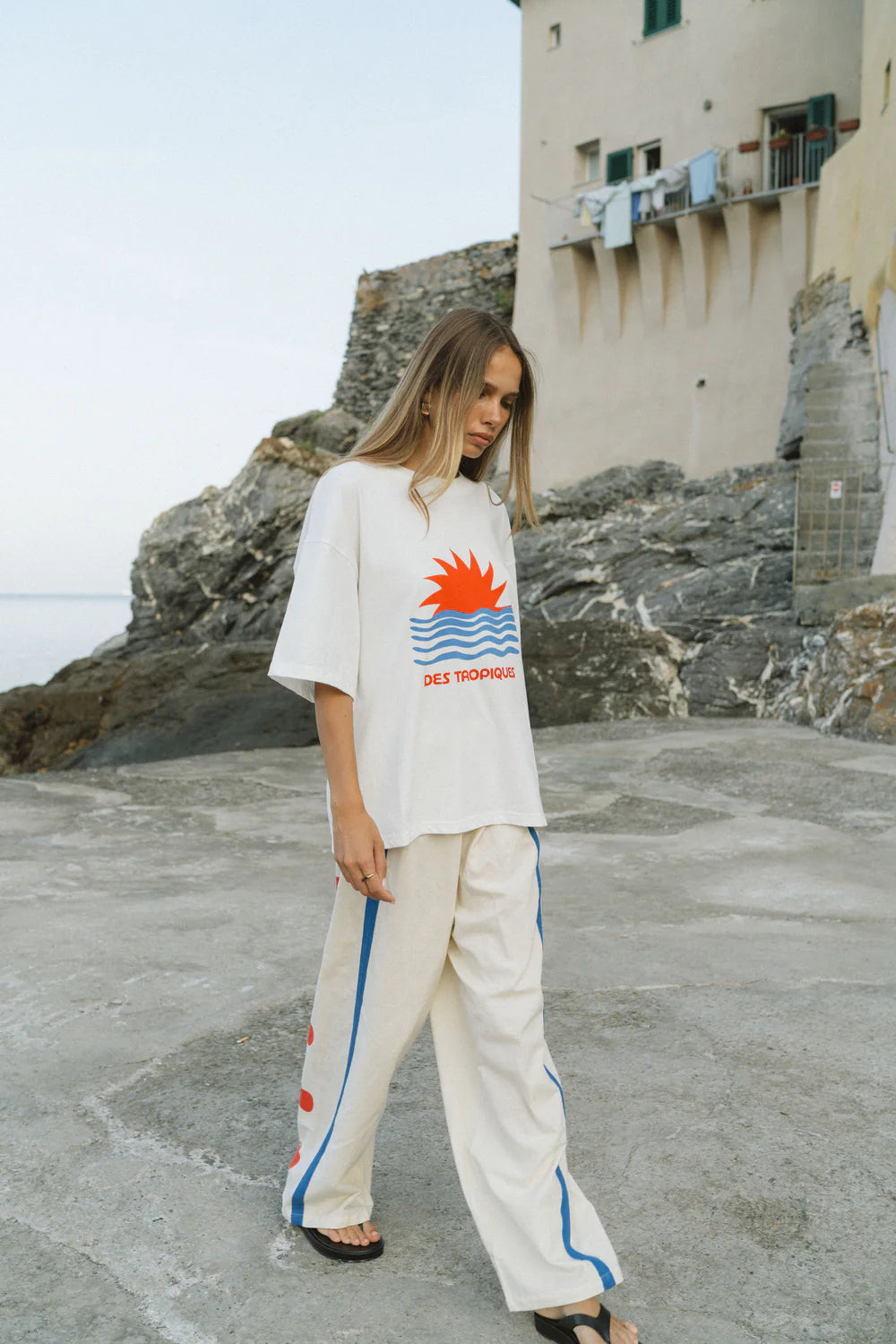 Tropiques Linen Pants White