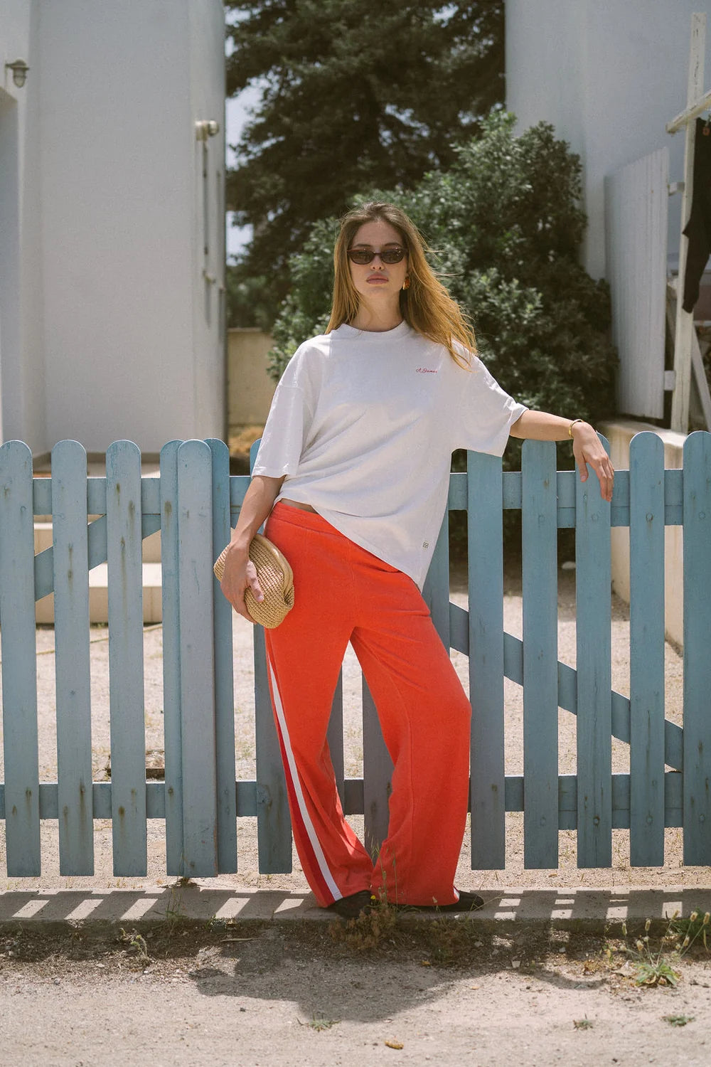 Palmera Terry Trackpant - Soft Coral