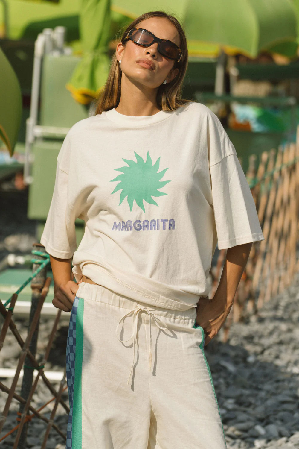 Margarita Oversize Tee Natural