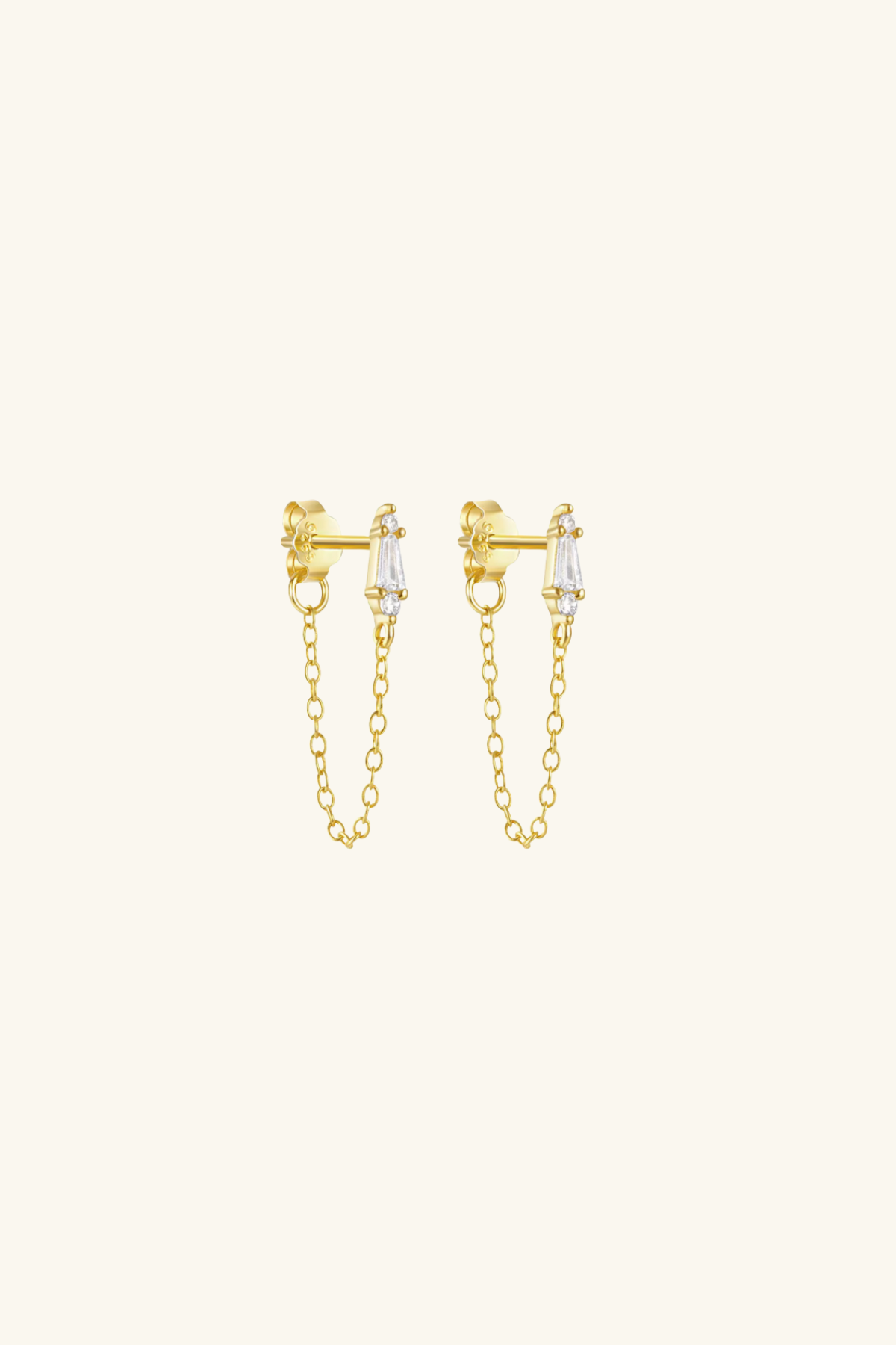Roam 18k Gold Plated Crystal Earrings