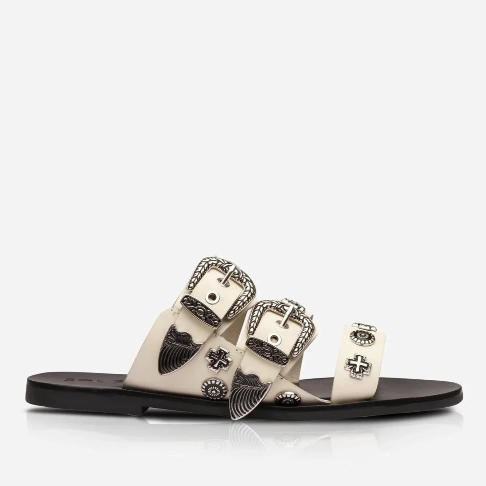 Eastwood Slide Off White/Silver