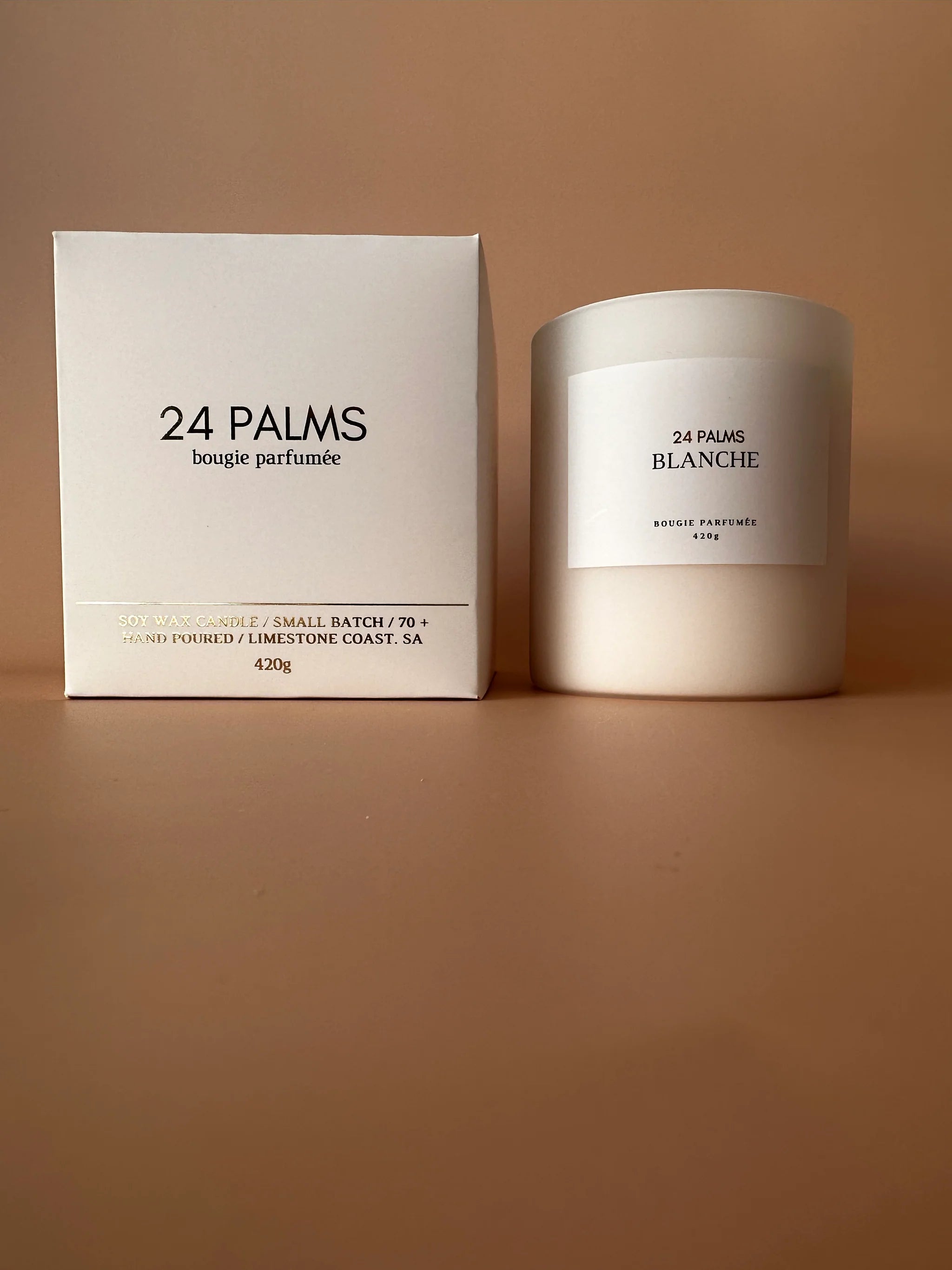 24 Palms Soy Candle - Blanche