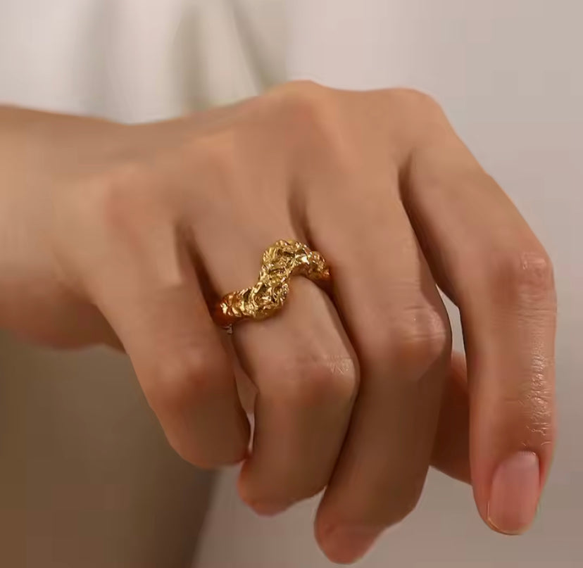Cora 18k Gold Plated Ring