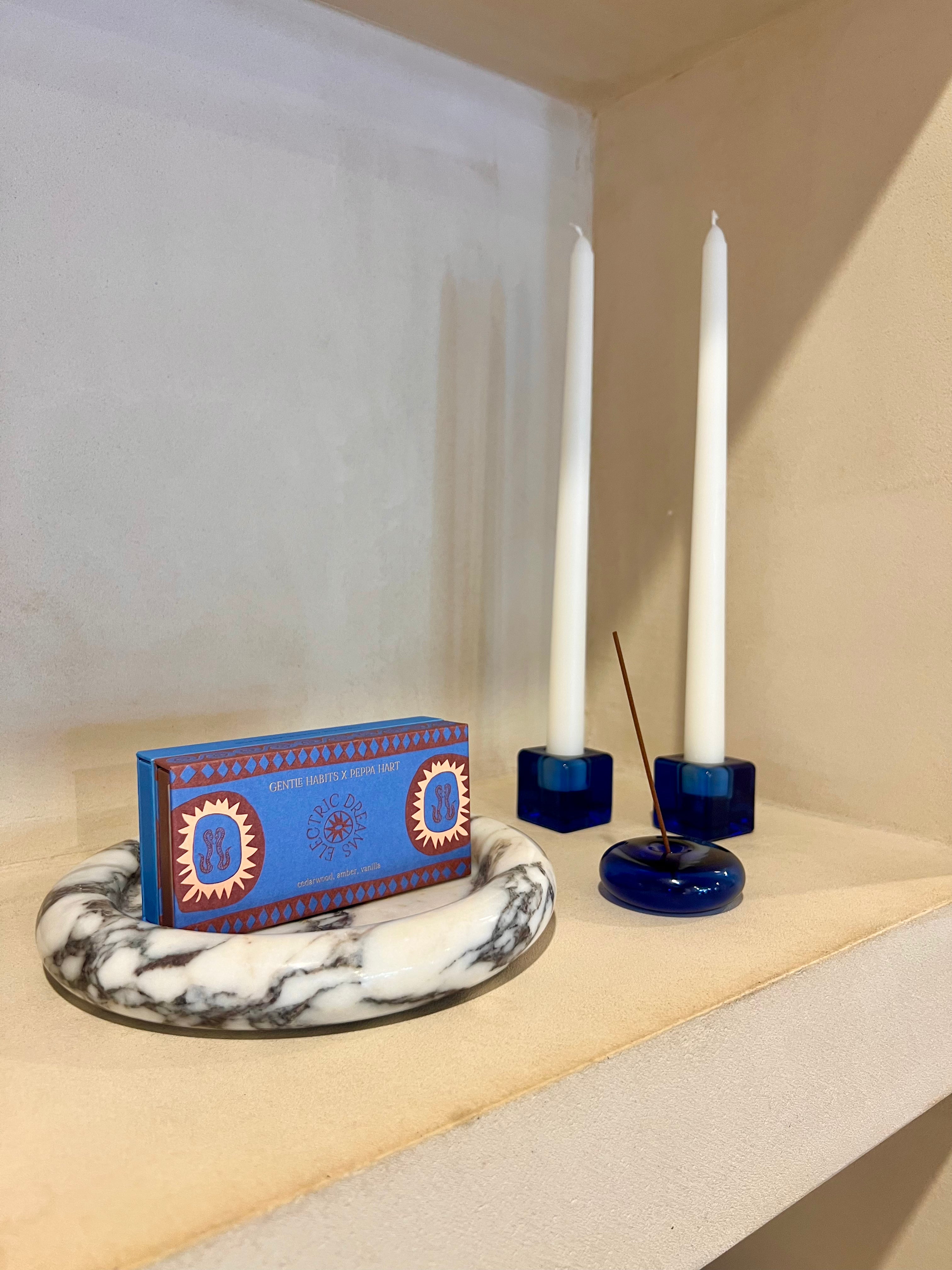 Marble Display Plate, Large - Calacatta Viola