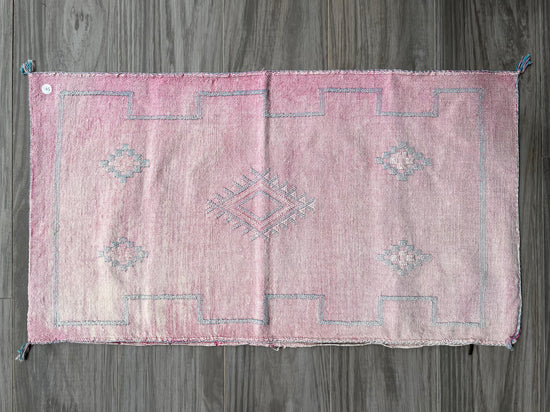 Cactus Silk Cushion approx 95 x50 - Pale Pink