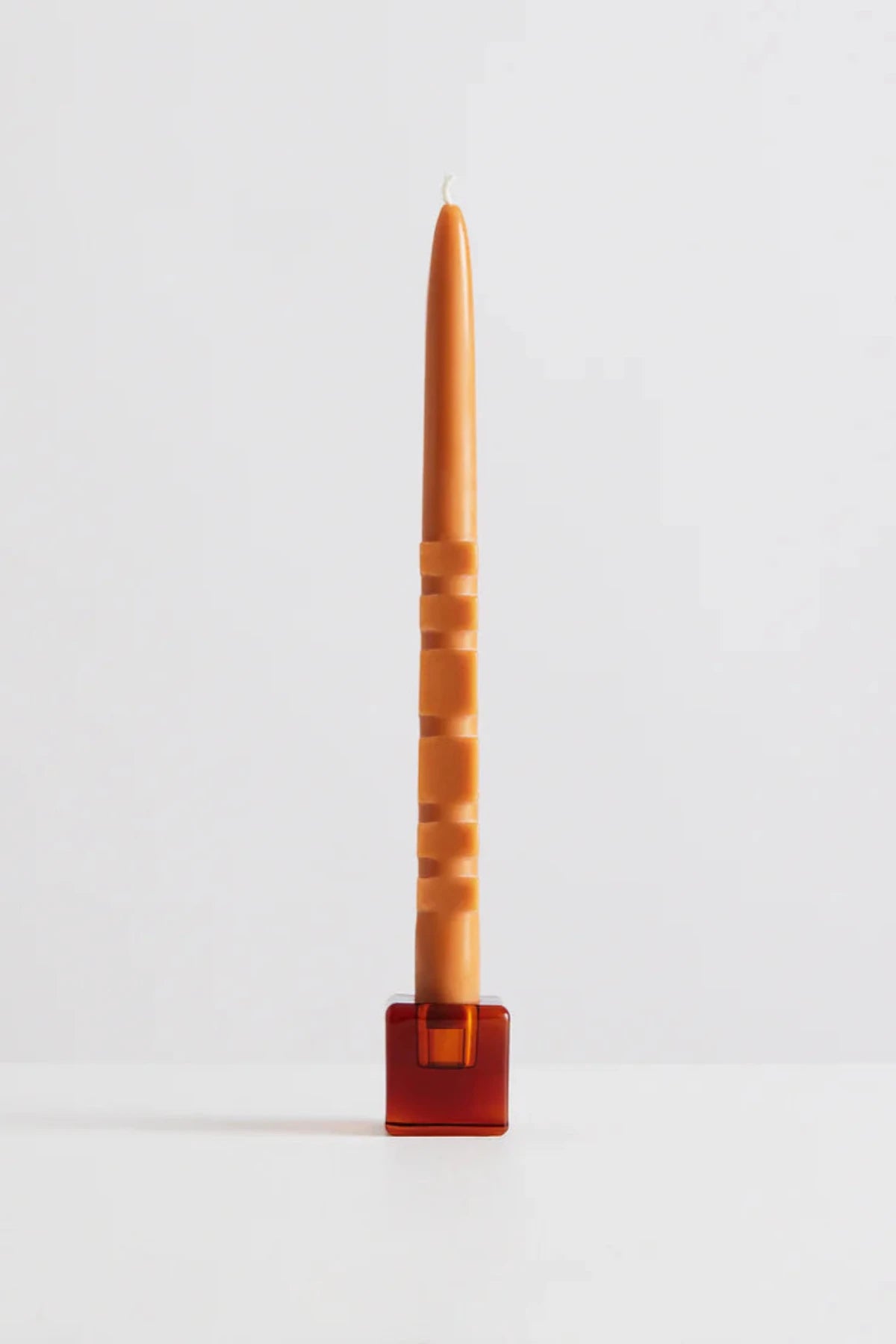 Le Cube Candle Holder Amber