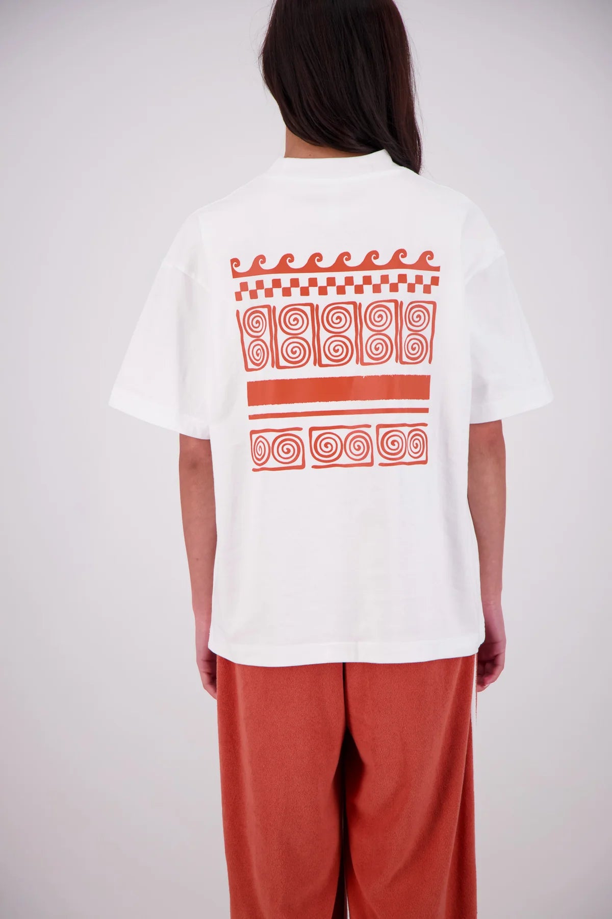 Ohana T Shirt White Tobacco