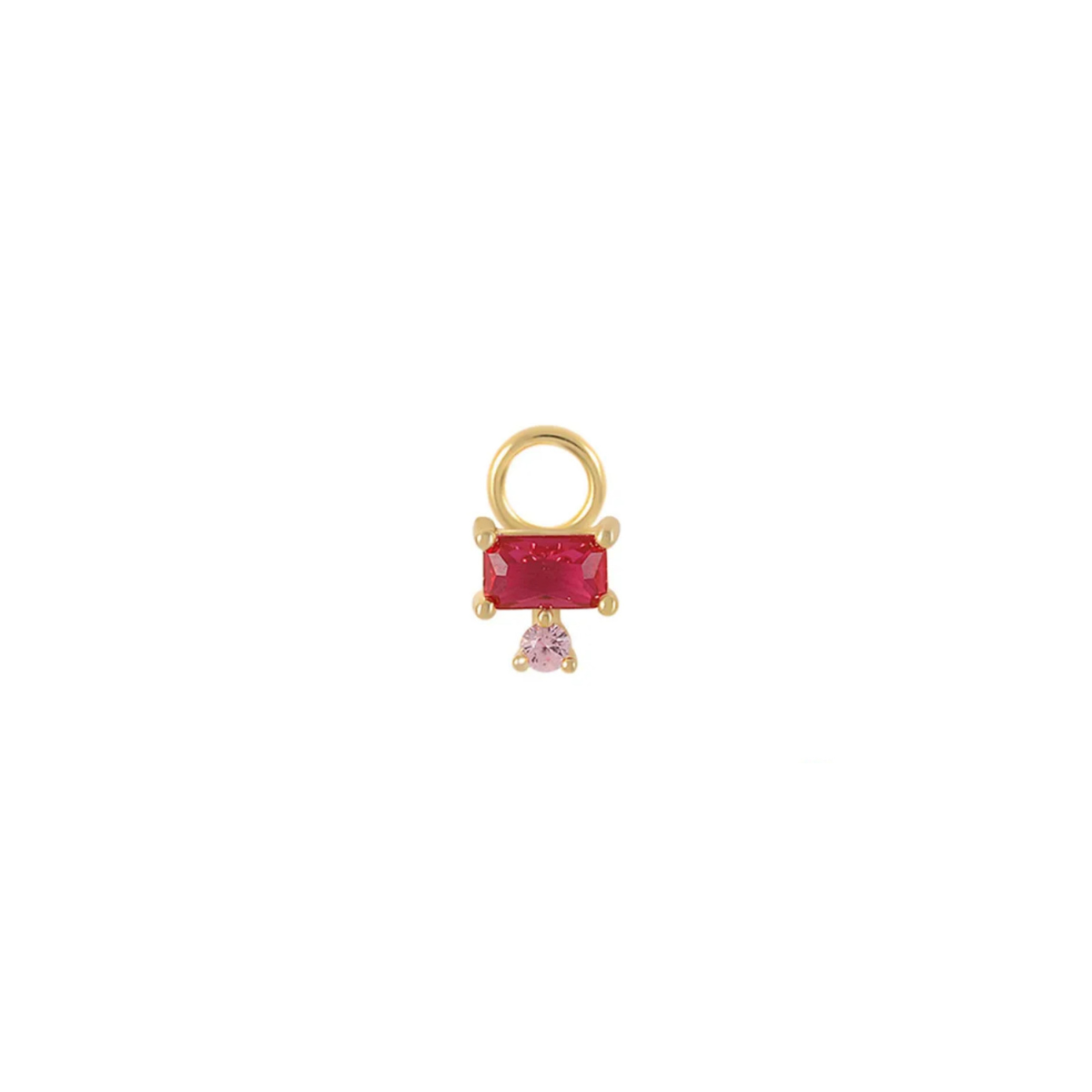 Scarlet 18k Gold Plated Earring Charm