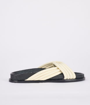 Este Footbed Off White Black
