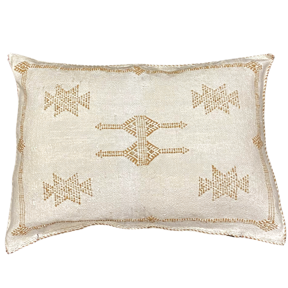 Cactus Silk Cushion 40x55cm - Cream