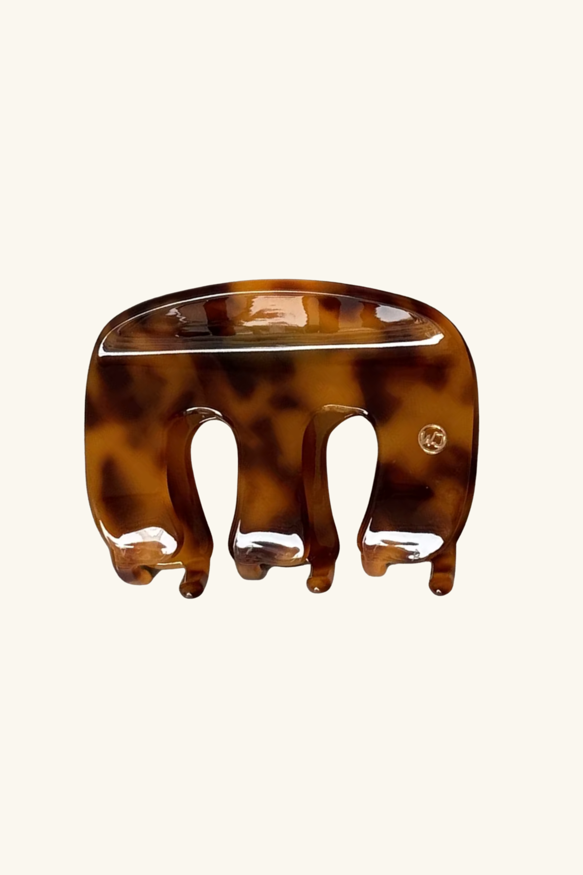 Strong Hold Acetate Claw Hair Clip Amber