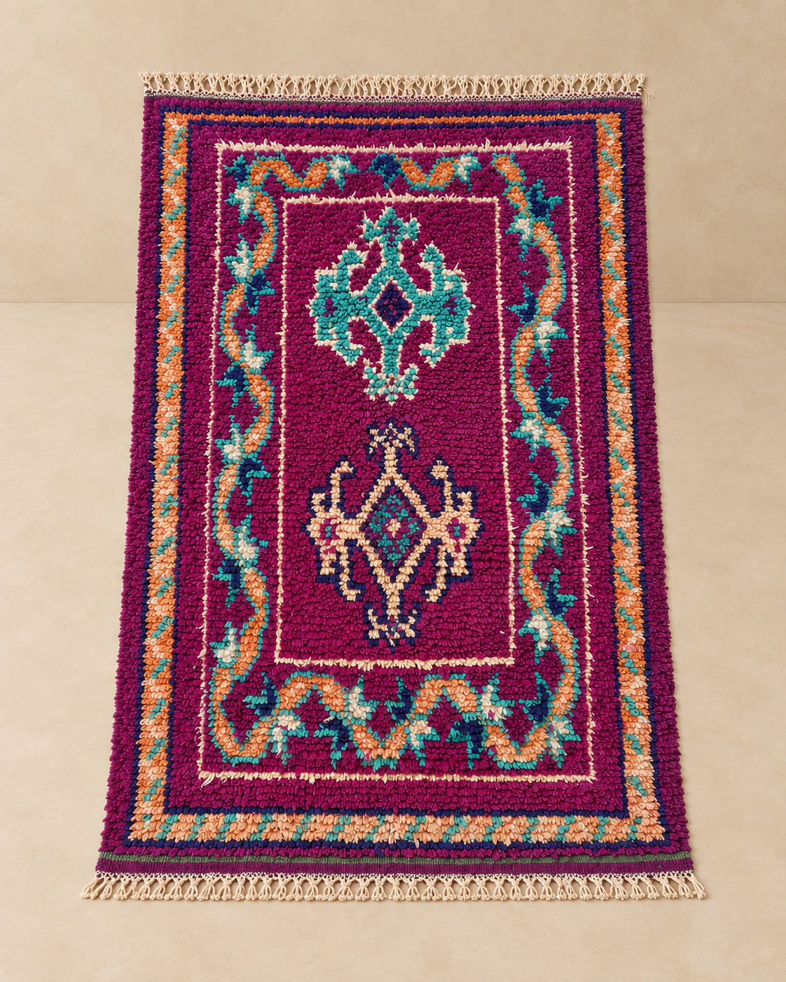 Vintage Beni M'Guild Hall Runner - 175 x 110cm