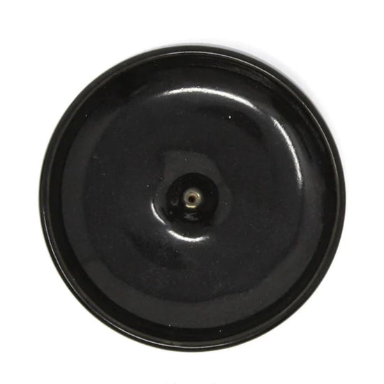 Round Ceramic Incense Holder - Black